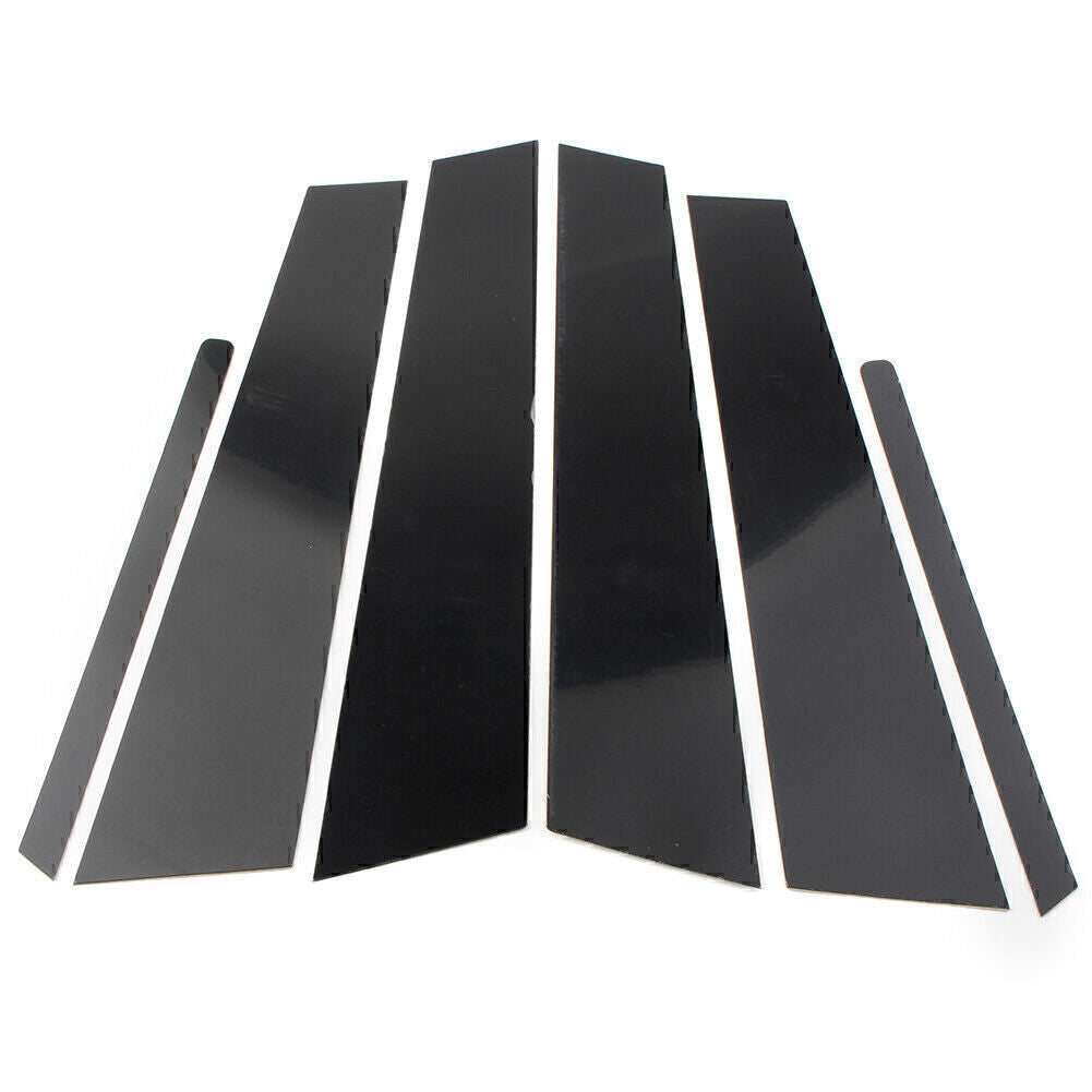 T¨¹r Trim S?ule Beitr?ge Abdeckung Schwarz gl?nzend 6PCs F¨¹r for KIA Optima 2011-2015