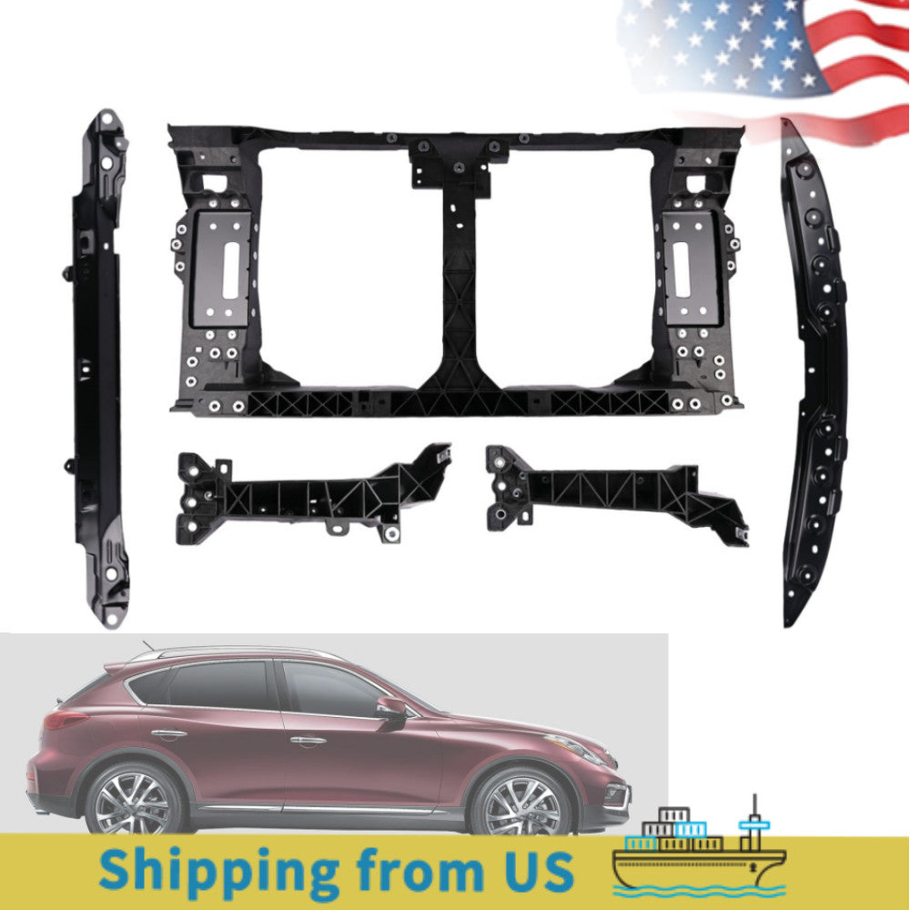 For 14-23 for INFINITI Q50 Q60 Radiator Core Support Bracket Upper Tie Bar Set