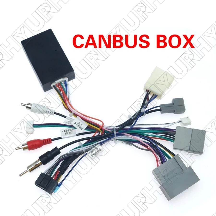 Car Audio Radio Player 16PIN Android Power Calbe Adapter With Canbus Box