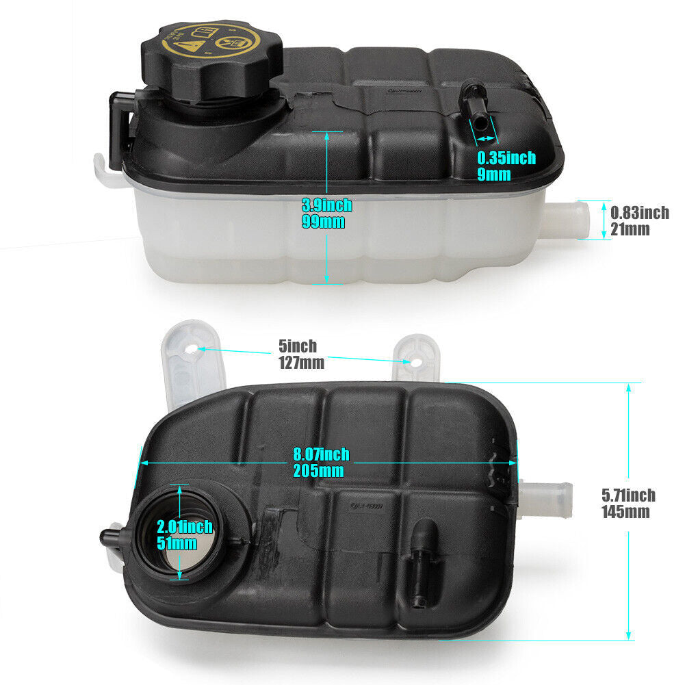 95201979 Engine Coolant Reservoir-Recovery Tank Front For GM for Buick Encore 13-16