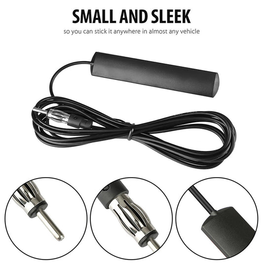 48~860MHZ Car AM/FM Radio Stereo Hidden Antenna For Motorcycles Cars Street Rods