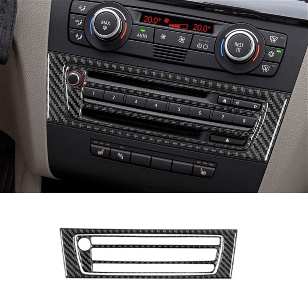 2Pcs Central CD-Player Trim Cover for BMW 1 Series Convertible E82/E88 2008-2013