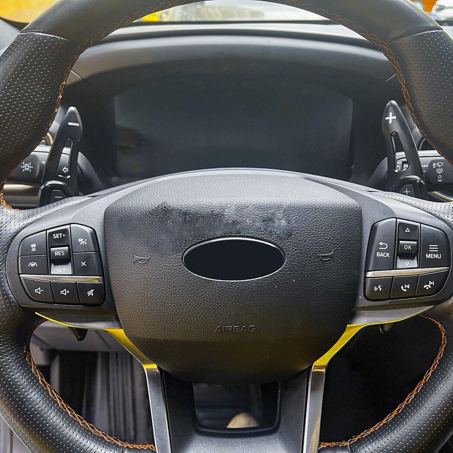 For 2020-2023 for Ford Explorer Steering Wheel Transmission Paddle Shifter Extension Trims