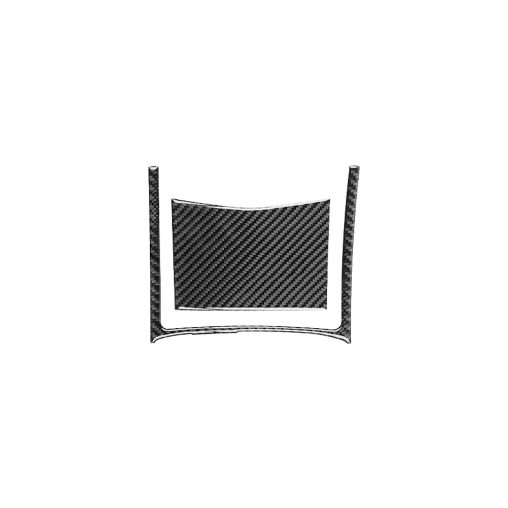 Carbon Fiber Central Storage Box Panel Trim Cover for Nissan Rogue 2014-2016