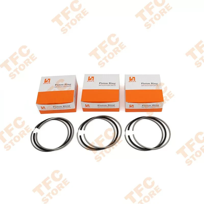 3X Piston Ring STD For Yanmar 3TN66 Engine for 330 332 Tractor 66mm