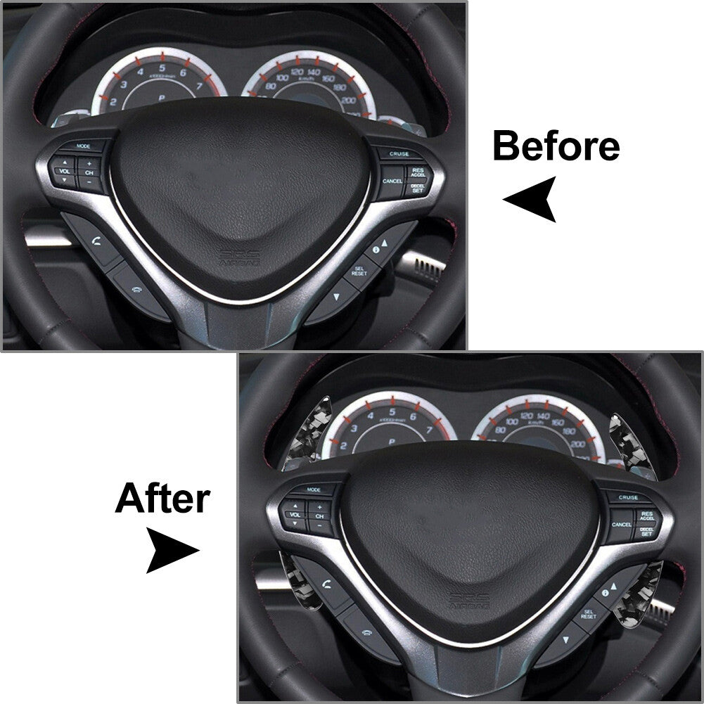Steering Wheel Shifter Paddle Extension for Honda for Acura MDX ILX for RDX TLX
