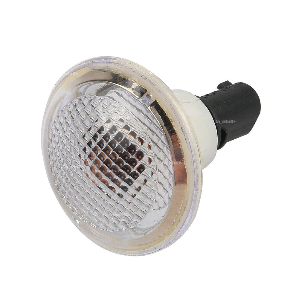 2x Clear Side Fender Marker Repeater Lights for LAND ROVER for RANGE ROVER 2003-2012