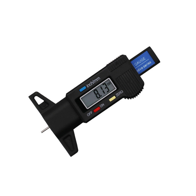 Digital Car Tire Tread Depth Tester 0-25mm Tyre Tread Depth Gauge Meter Measurer