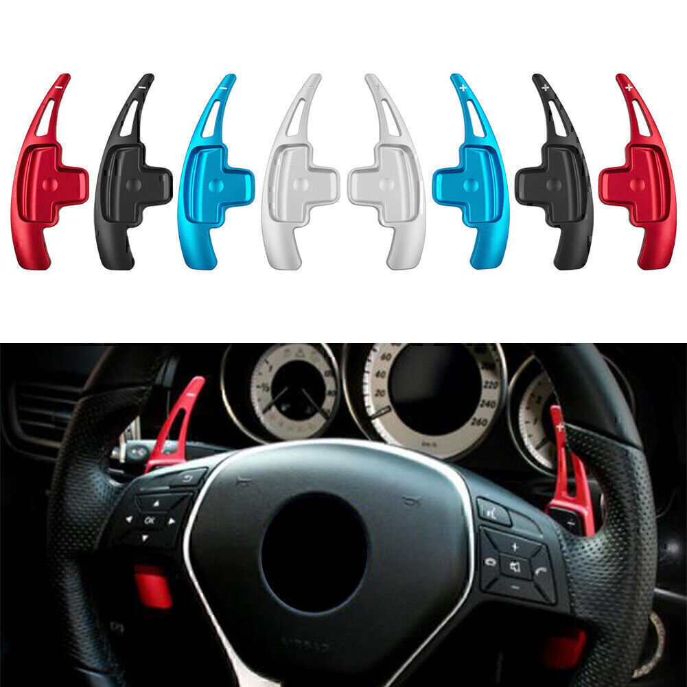 Steering Wheel Shift Paddle Extended Shifter Fit for Mercedes-Benz A B E R M GLK SLK