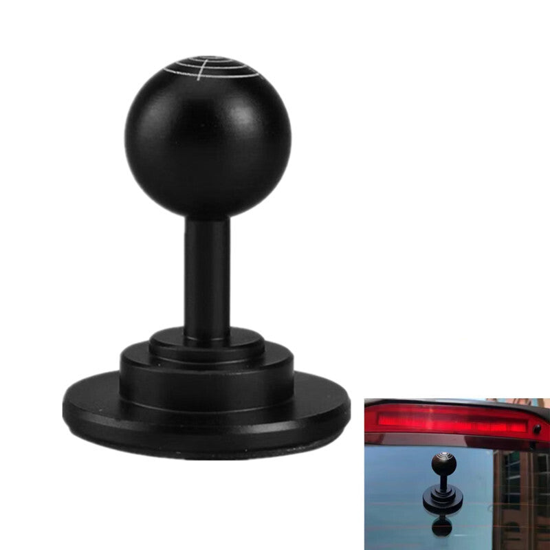 Car Aluminium Alloy Trunk Back Door Window Glass Handle Sticker for Smart fortwo