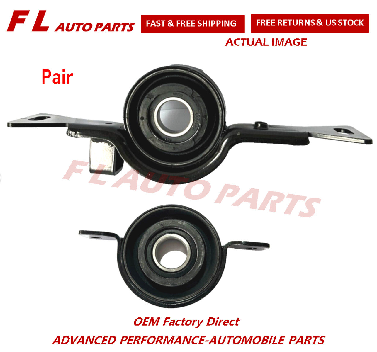 for Chrysler for Pacifica 2003-2008 Driveshaft Center Support Bearing 5157008AE Pair