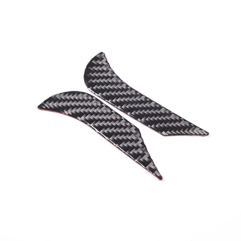 2x Real Carbon Fiber Cluster Panel Sticker Trim for Toyota Tundra 2022-2023