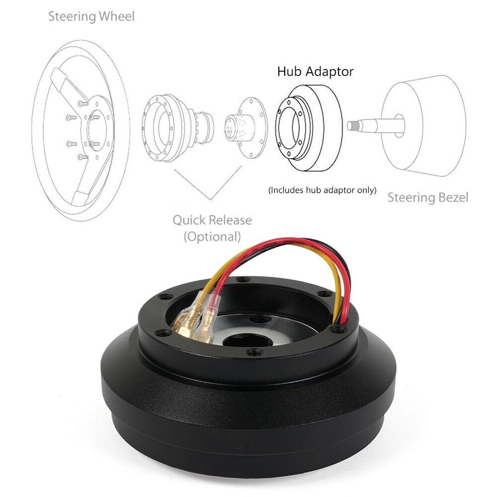 New Steering Wheel 6-Hole Short Thin HUB Adapter Kit 174H for Ford for Mustang 84-04