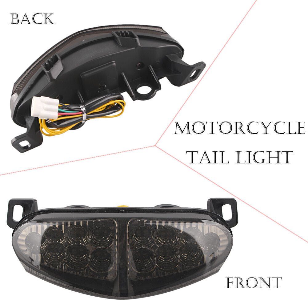 1x LED Rear Tail Light Turn Signals for Kawasaki ER6N 2009 2010 2011