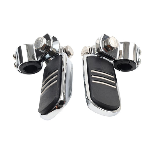 1 1-1/4 Highway Crash Bar Foot Pegs FIT for Harley Touring Road King Street Glide