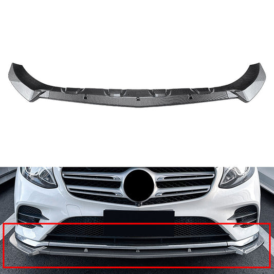 Front Bumper Spoiler Lip for Mercedes-Benz GLC Class X253 C253 2016-2019 18