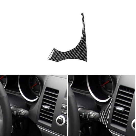 Carbon Fiber Speedometer Cover Trim Sticker for Mitsubishi Lancer 2008-2015