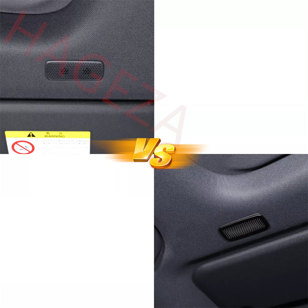 Steel Black Front Roof Speaker Net Cover Fit For Toyot@ for Land Cruiser LC250 2024+