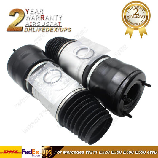 2x Front Air Suspension Spring Bags for Mercedes W211 E320 E350 E500 E550 4matic