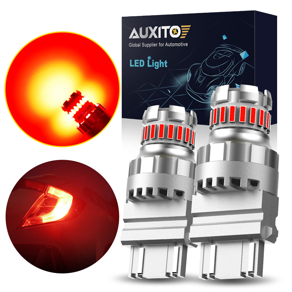 AUXITO 3157 3156 3057 4157 Red LED Light Canbus