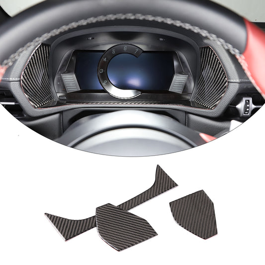 Carbon center control air conditioning button panel trim for Ford Ranger 2015 - 2021