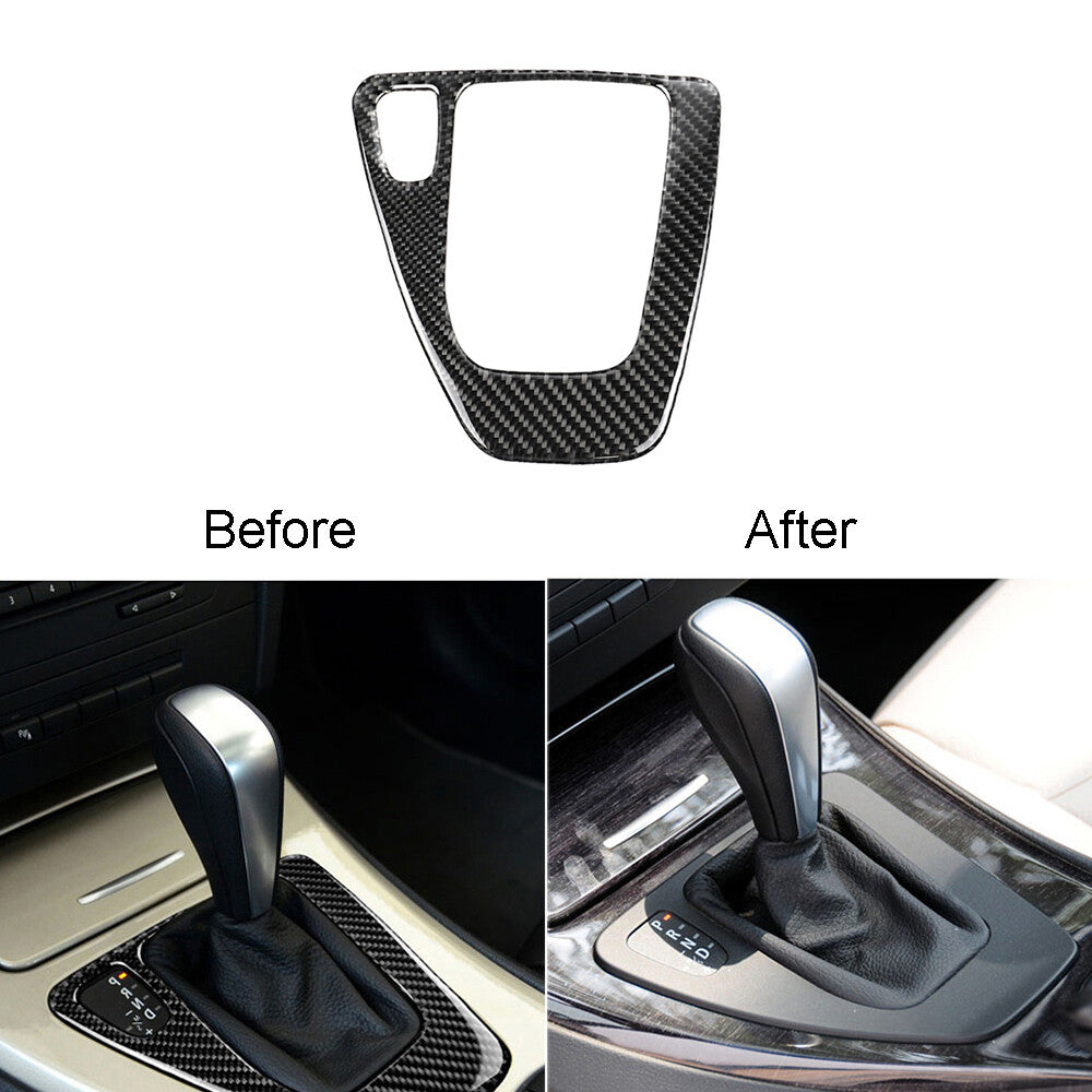 Carbon fiber gearshift panel for BMW 3 Series E90 2006-2011