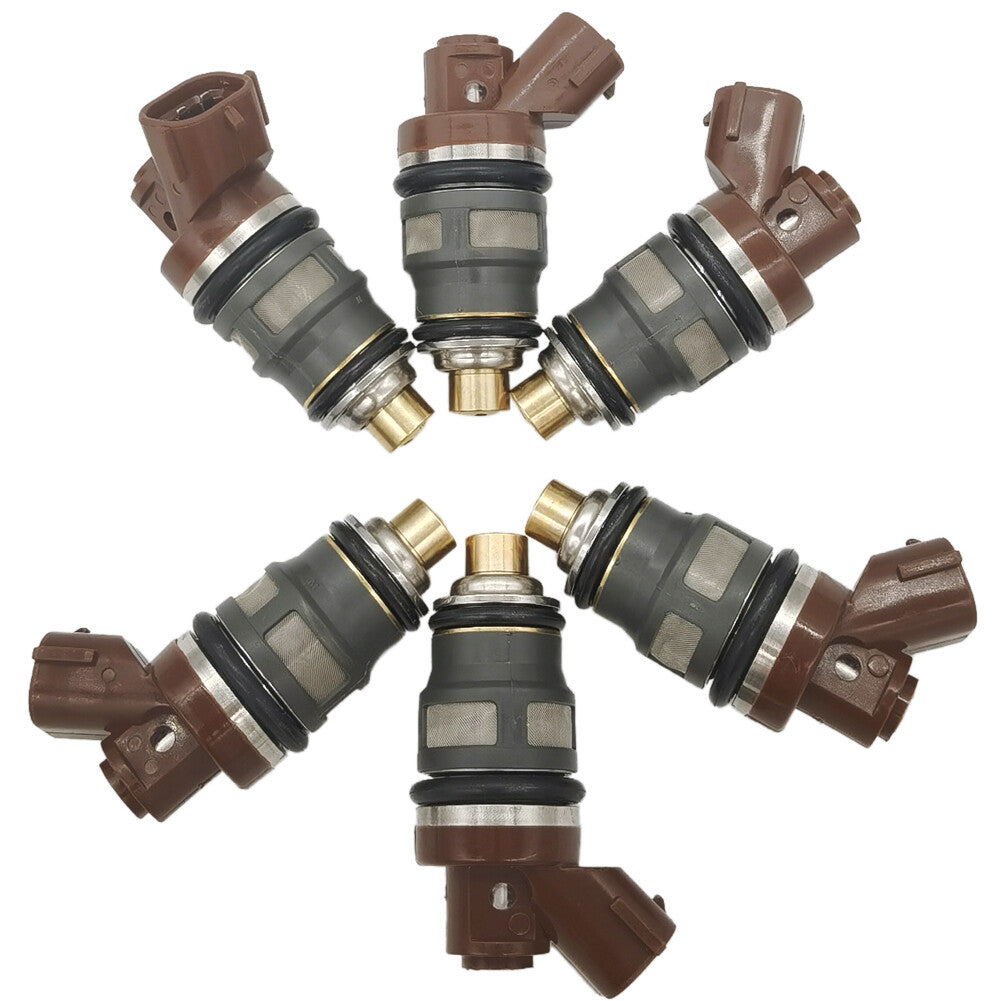 6X Fuel Injector 800cc 1001-87092 for Toyota MR2 Celica Supra Turbo Aristo Mark