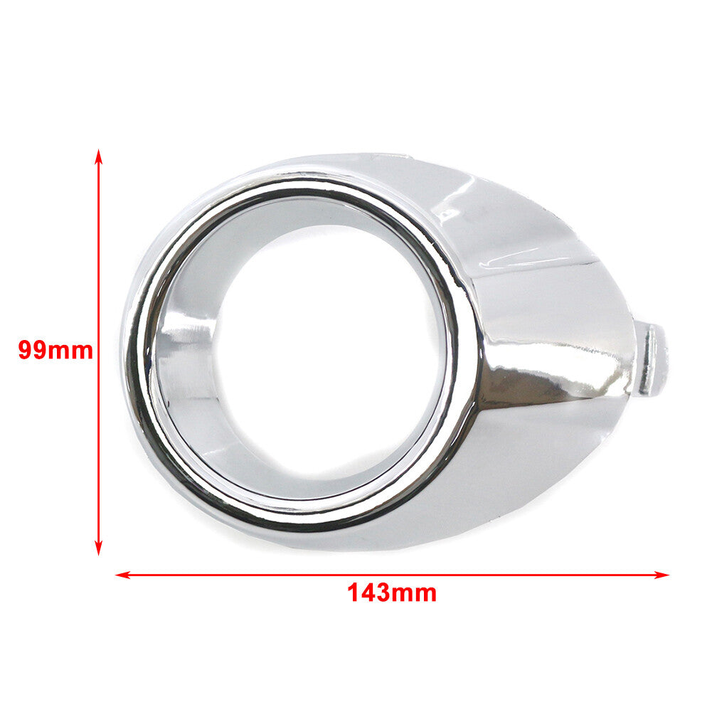 Nebelscheinwerfer-Rahmen-Umfangsabdeckung Trim f¨¹r for Ford Fiesta 08-12 Chrom Links