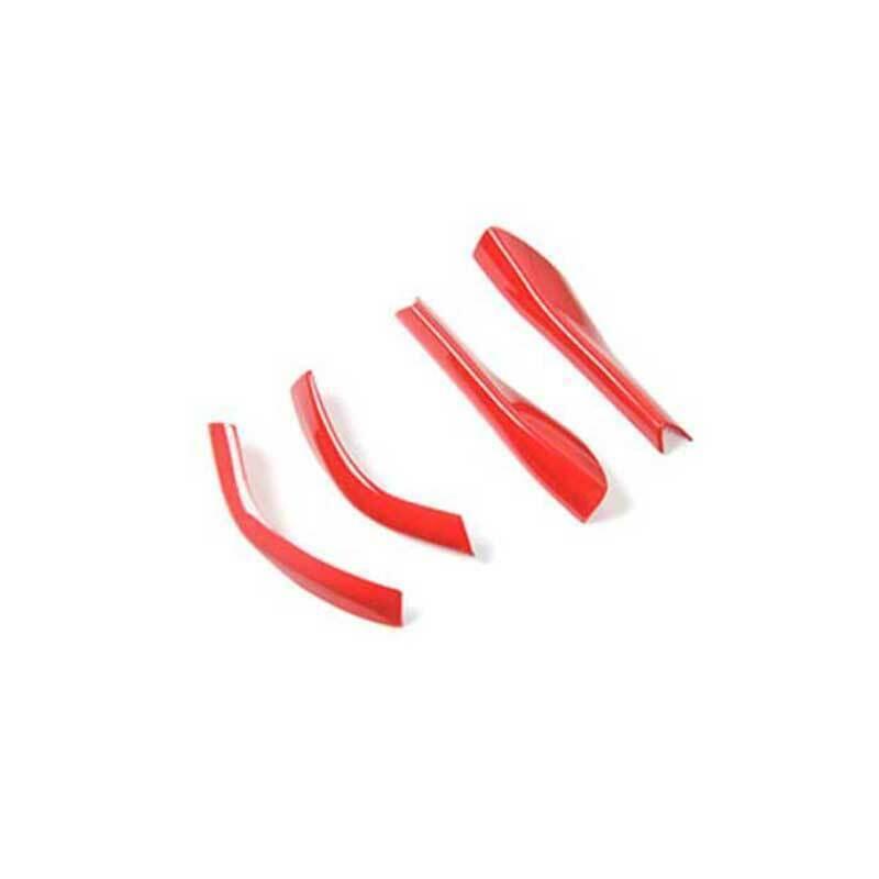 for Ford for Mustang 2015-2022 Paint Red Rear View Mirror Anti-Scratch Strip 4PCS