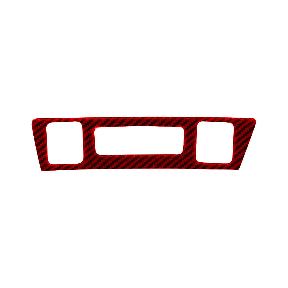 Red Carbon Fiber Digital Clock Surround Cover Trim for Toyota Matrix 2009-2014
