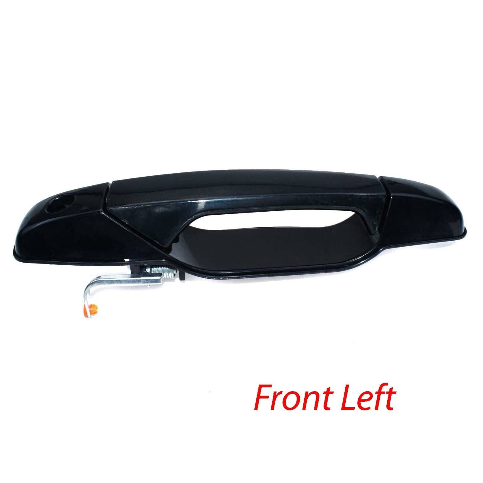 Black Outer Door Handle Front Left For 2007-13 for Chevrolet for GMC for Cadillac 25890216