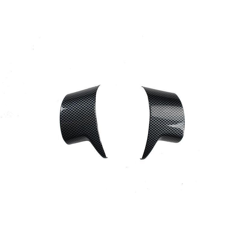 Fit for Toyota for Corolla 2007-2013 Carbon Fiber Steering Wheel Switch Cover Trim