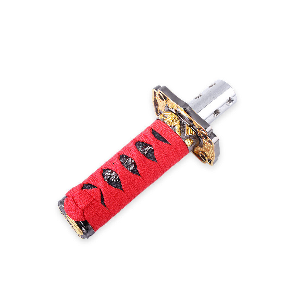 10cm Universal Samurai Sword Shift Knob Shifter Katana Metal Gear Shift Knob