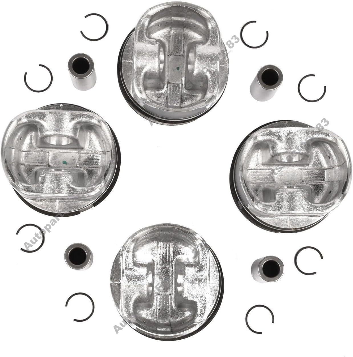 4ps Engine Piston Ring Set for A3 for A4 TT Quattro Beetle for Jetta for Golf for Passat 1.8T
