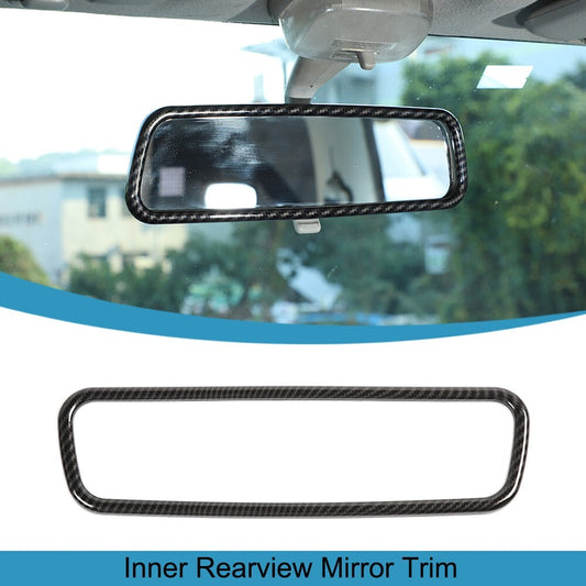 Carbon Fiber Inner Rearview Mirror Cover Trim for Suzuki for Jimny JB64 JB74 2019-23