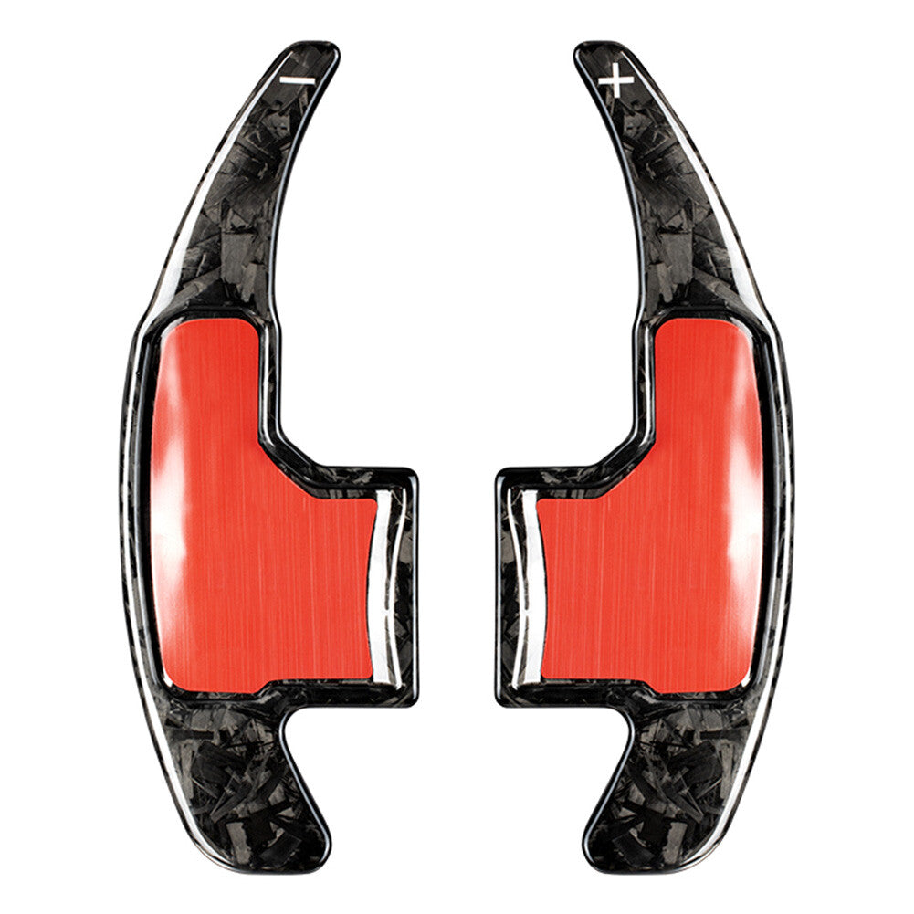 Carbon Fiber Steering Wheel Paddle Shifter Extension for Ford for Mustang 2015-2021
