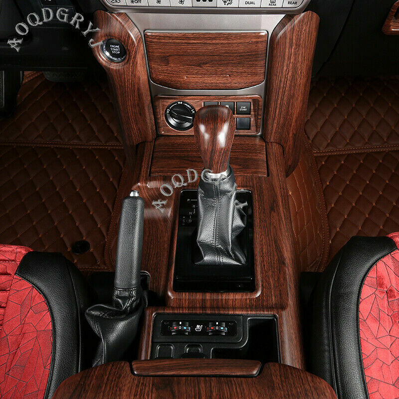 44x for Toyota Prado 2018-2021 Matte Wood Grain ABS Interior Dash Trim Kit decor