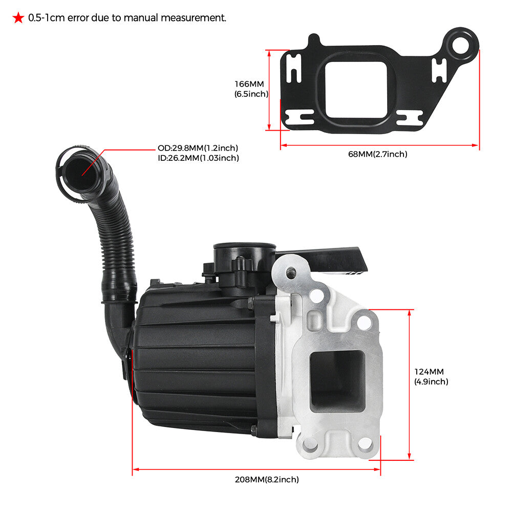 A472010666 for Mack MP8 Engine for Mack MP8 Oil Separator Crankcase Ventilation