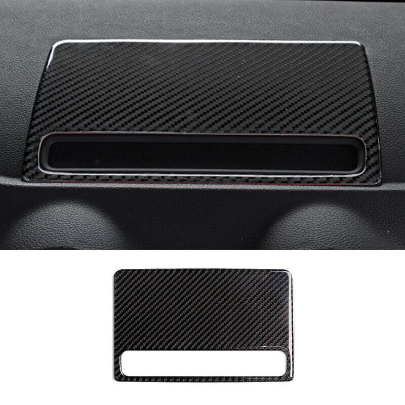 For 14-20 for Audi A3 S3 Real Carbon Fiber Central Console Navigation Panel Trim 1P