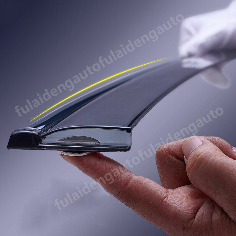 for Honda CRV CR-V 2017-2022 W/Chrome Window Visor Vent Shade Sun Rain Guard set