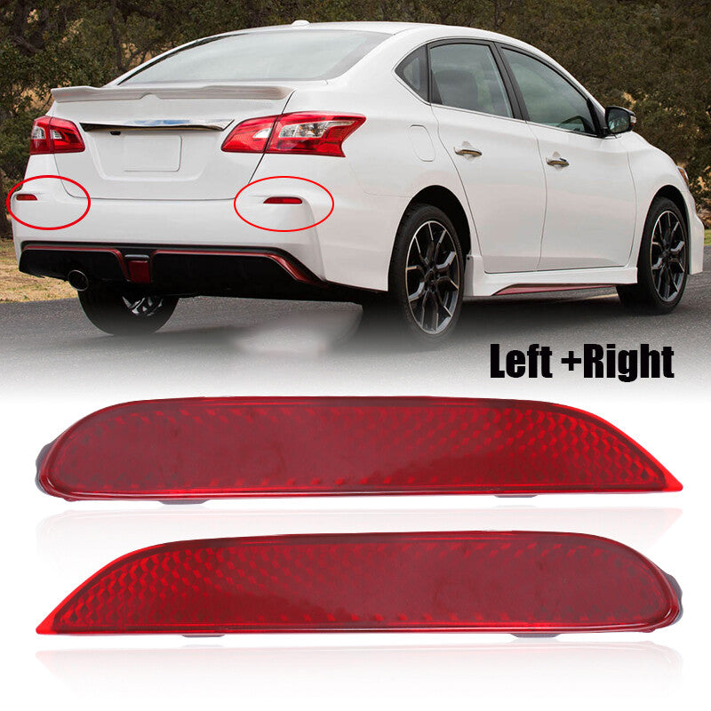 Rear Bumper Reflector Assembly Red Left Right Side FOR 2019-2020 for Nissan Altima