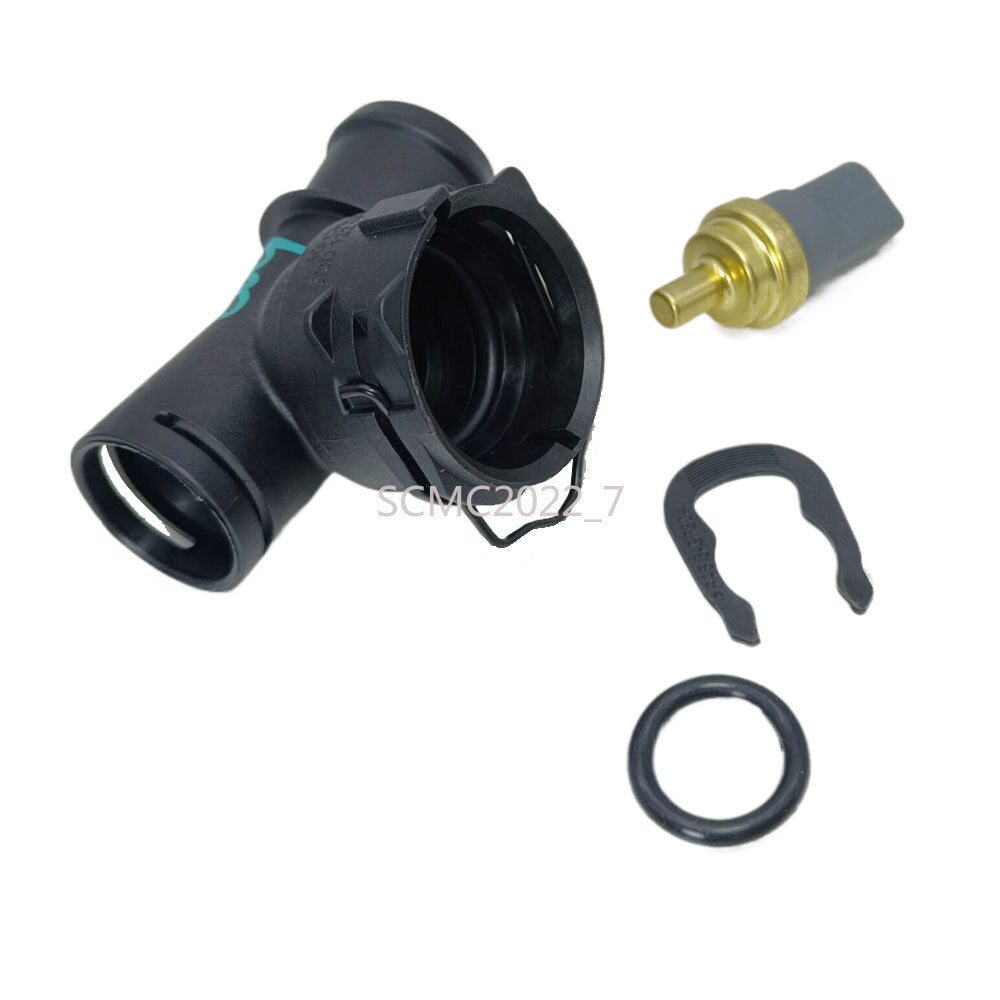 Radiator Coolant Flange Temperature Sensor for VW for Golf for AUDI A3 Q3 TT 5Q0122291T