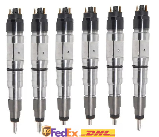 6Pcs Fuel Injector 0445120040 65.10401-7001C for DOOSAN DX300LC DX300LL DX350LC