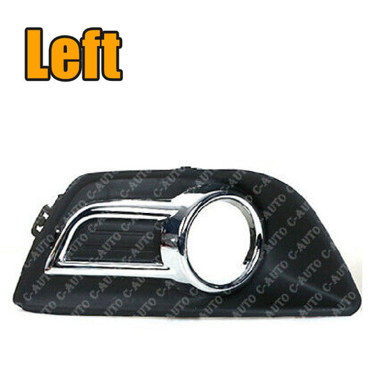 Left side Front Bumper Fog lamp Chrome Cover for Citroen C4 2008-2011