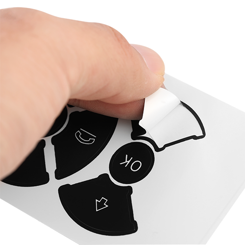 Black Steering Wheel Button Repair Sticker Decal for Mercedes Benz V2