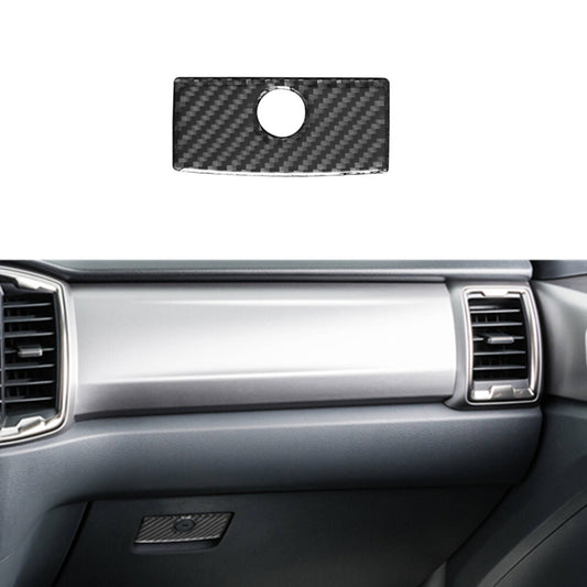 Carbon Fiber for Co -pilot Glove Box Switch Cover Trim for Ford Ranger 2019-2022