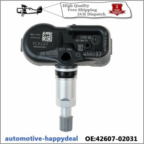 4PCS TPMS Tyre Pressure Sensor for Toyota Yaris, for Lexus 42607-02031 2014-2019