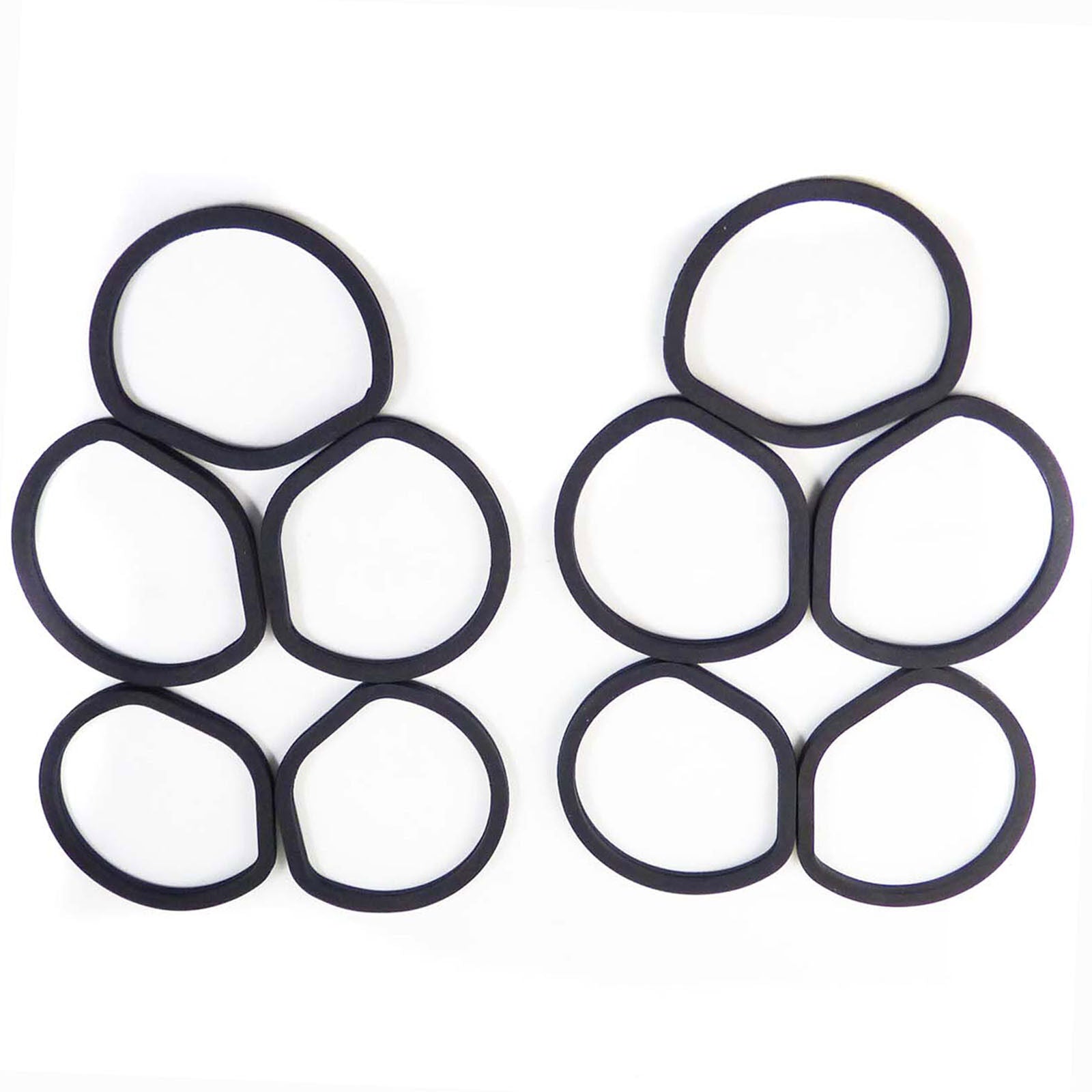 for Benz E280 C230 1121840061 10Pcs Engine Oil Filter Housing Seal Ring Gasket