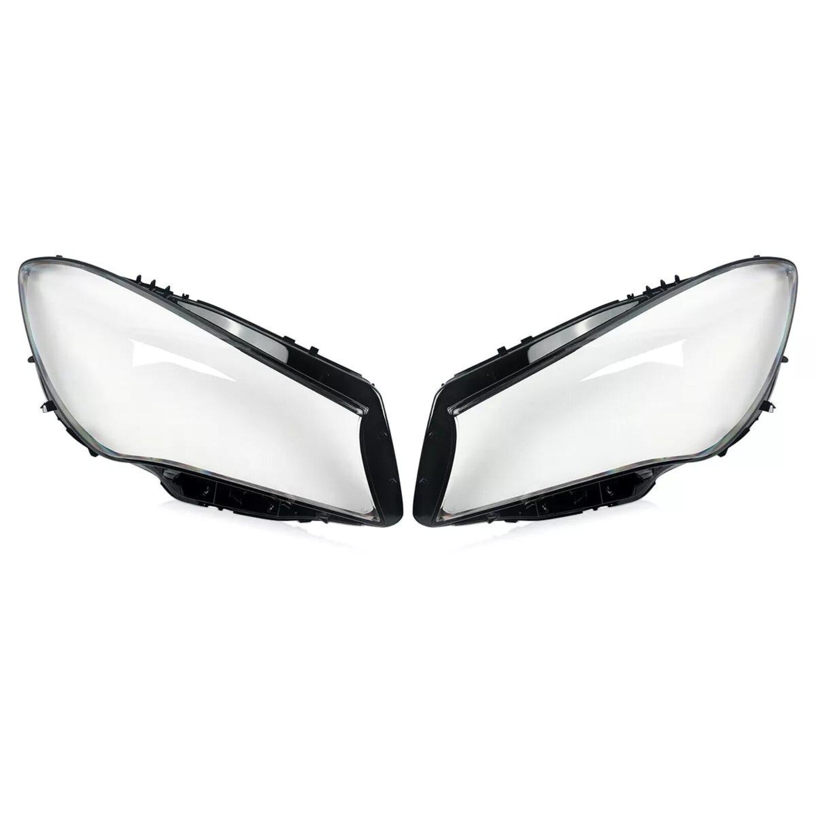 2-Piece Clear Headlight Lens Covers for Mercedes-Benz W117 CLA250 CLA45 (2016-2019)