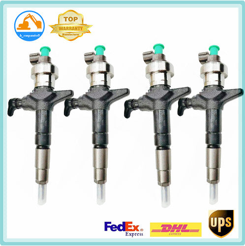 4x Fuel Injector 8980116054 095000-6990 4JK1 for Isuzu Truck for Chevrolet DMax 2.5L